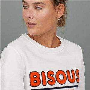 H&m bisous sweatshirt Clearance